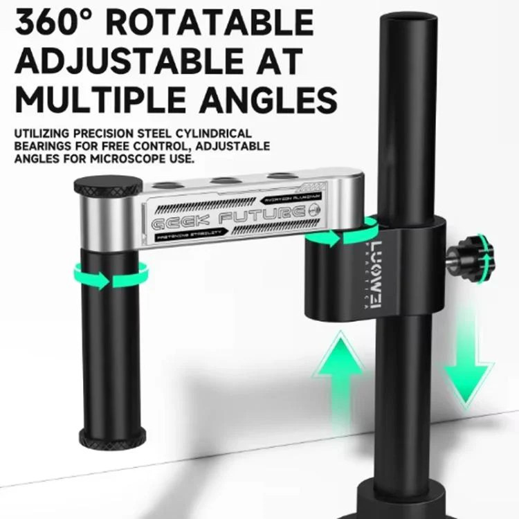 32mm Microscope Swing Arm Metal Universal Lifting and Stacking 360 Degree Single