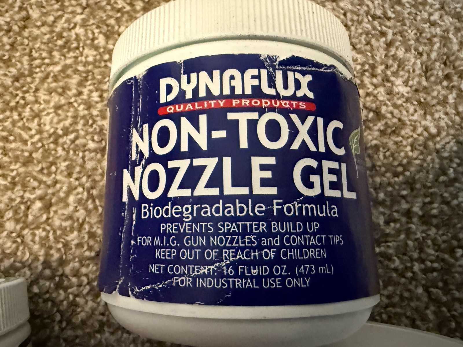 Lot of 5, Dynaflux Non-Toxic Nozzle Gel Prevents Spatter Build Up ~16oz **READ