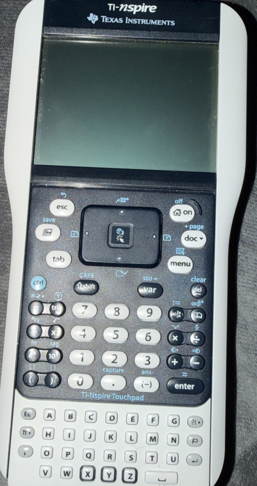 Texas Instruments Ti-nspire Graphing Calculator Black and White (read)
