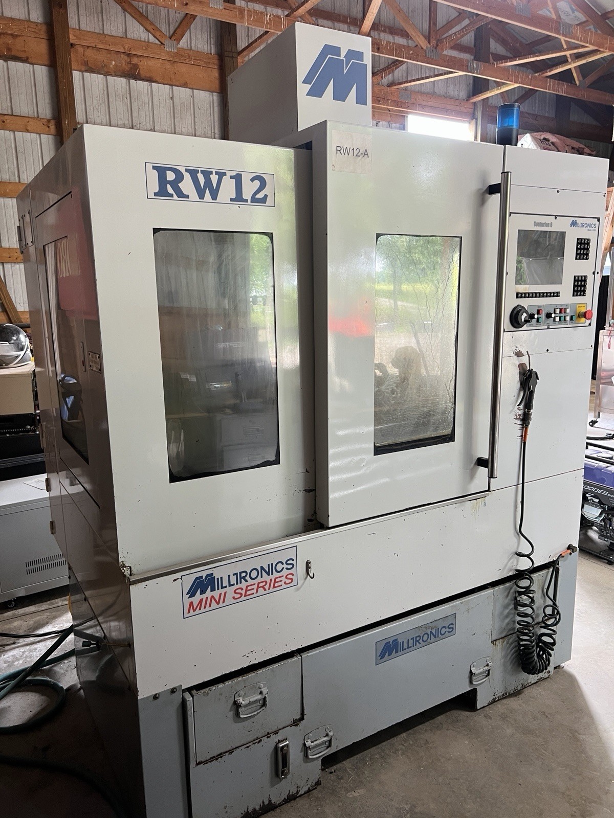 Milltronics Rw12 CNC Milling Machine Cat40 ATC Made In USA 220V 3phase