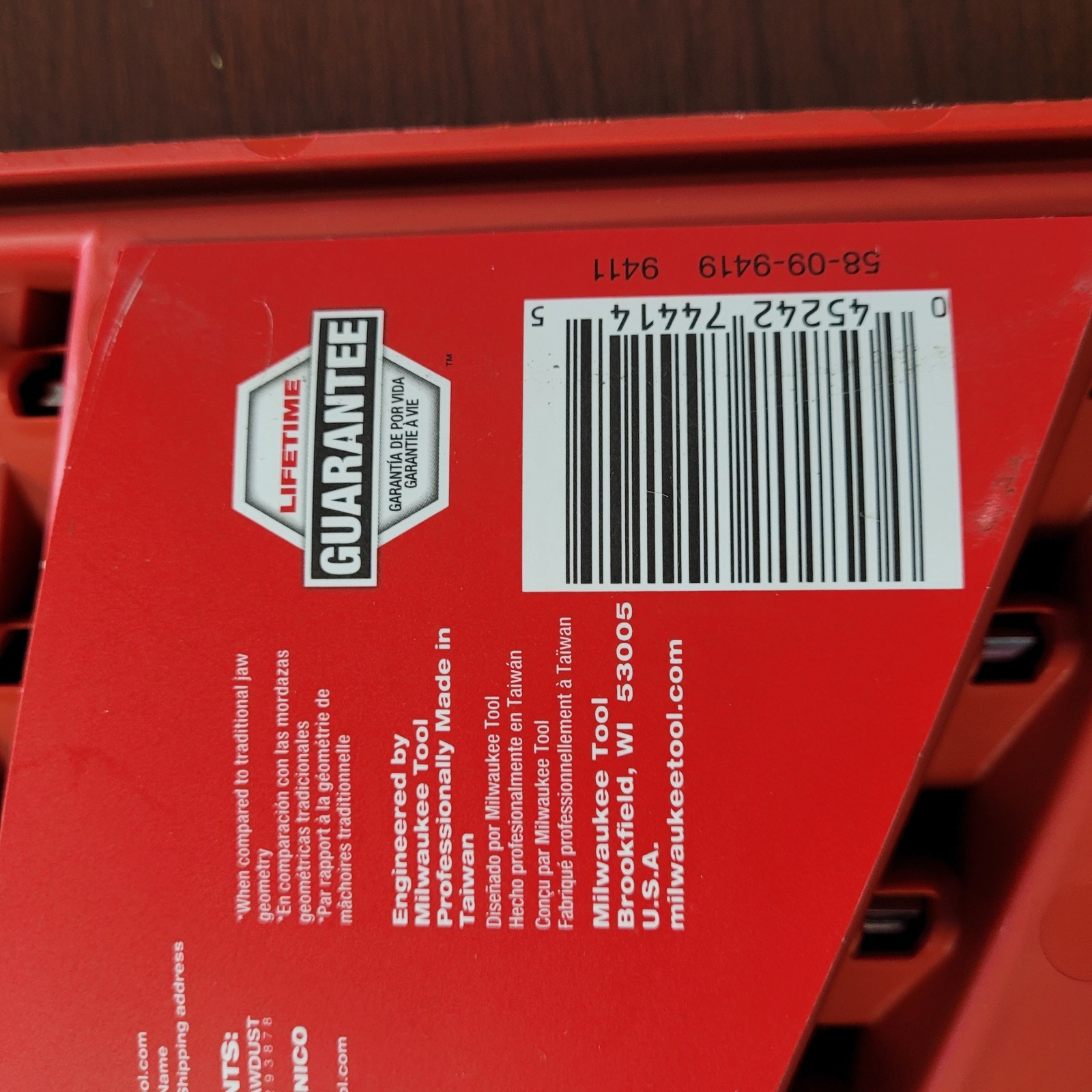 Milwaukee 48-22-9411 11-Piece SAE Combination Wrench Set MAX BITE Lifetime