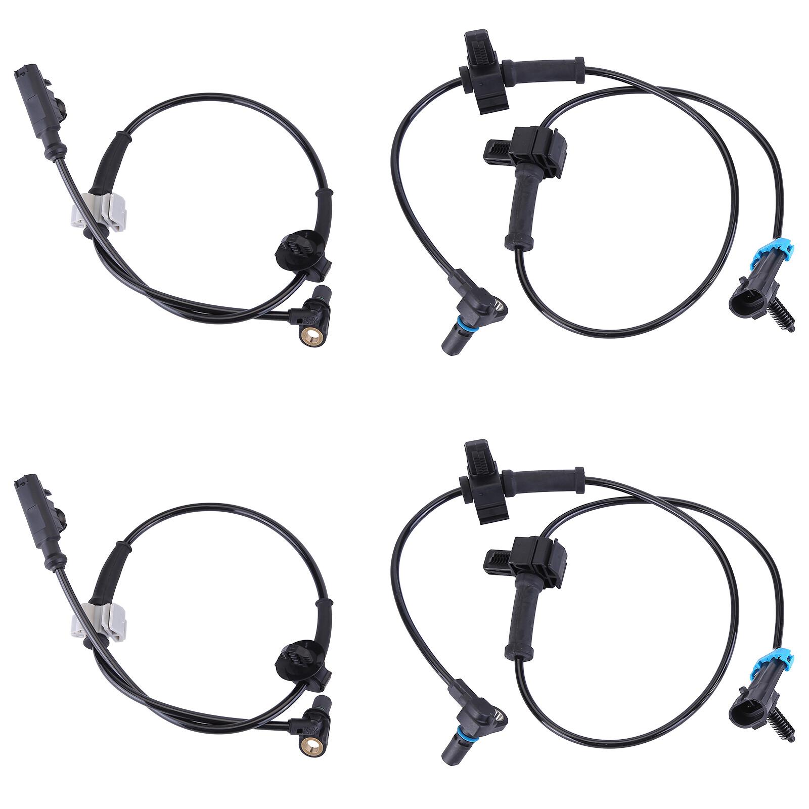 Front and Rear Left&Right ABS Wheel Speed Sensor 2 Pair for Chevy Silverado✅💟