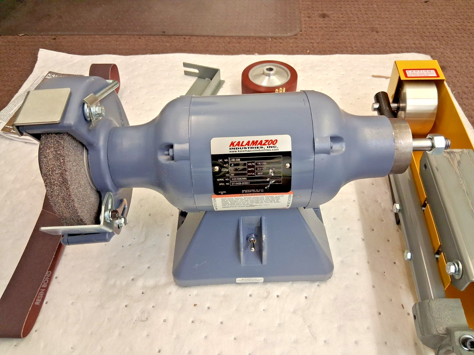 Kalamazoo Combination Sanding Machine 7" Disc Dia 2SK7