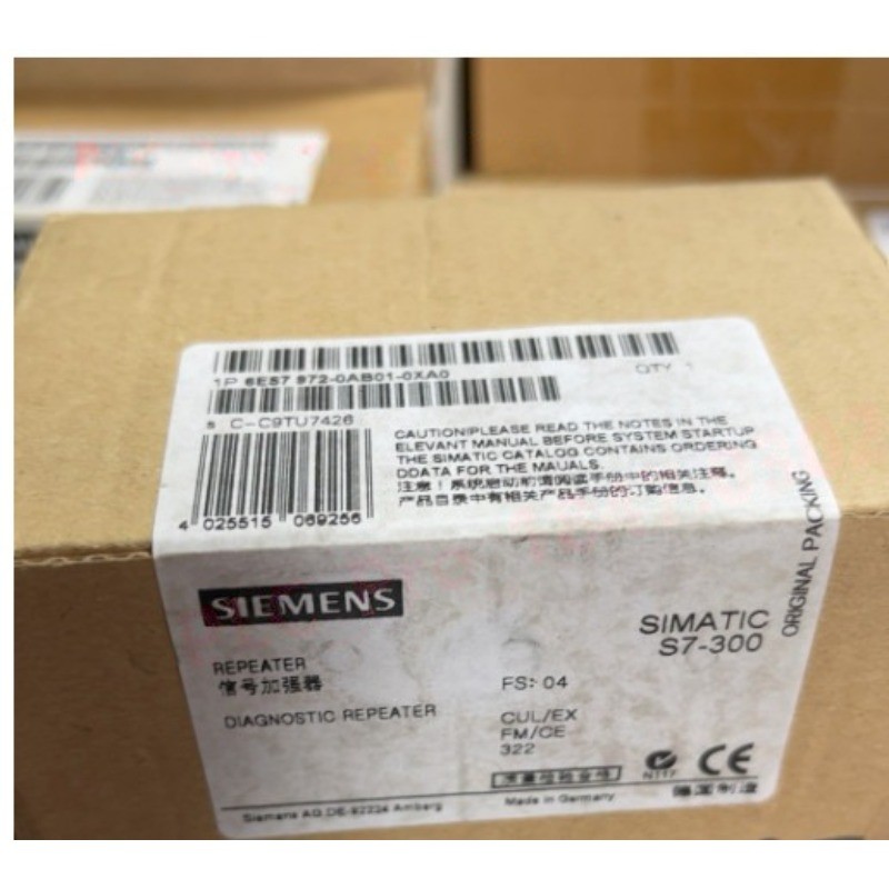 6ES7972-0AB01-0XA0 1PCS Brand New Siemens 6ES7 972-0AB01-0XA0 Fast Shipment