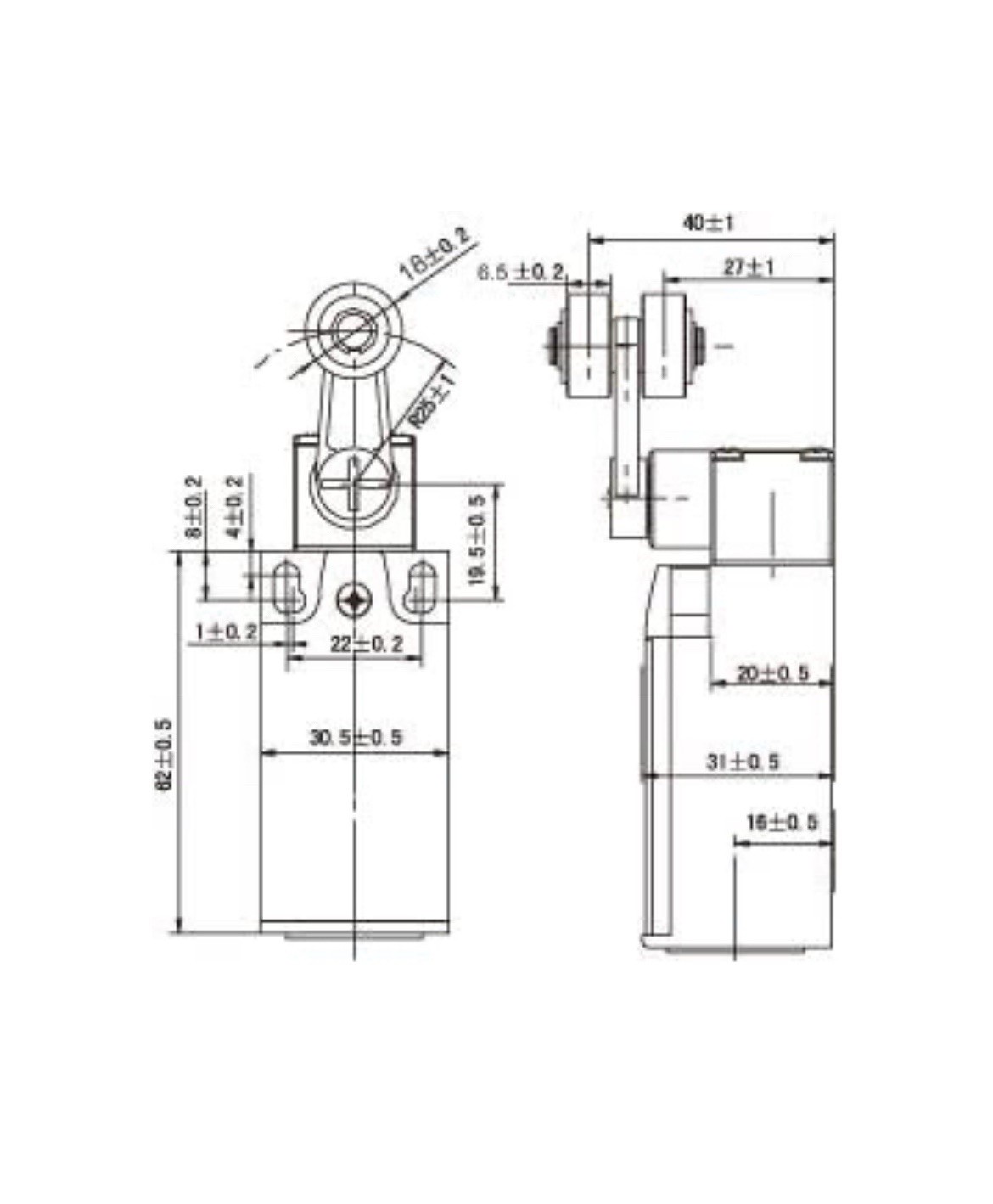 Suns International Rotary Limited Switch SND4104-SP-A