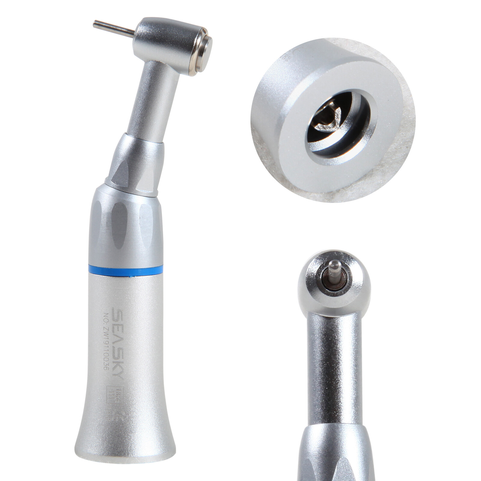 NSK Style Dental Low Speed Handpiece 1:1 Direct Drive Push Contra Angle 1.6mm