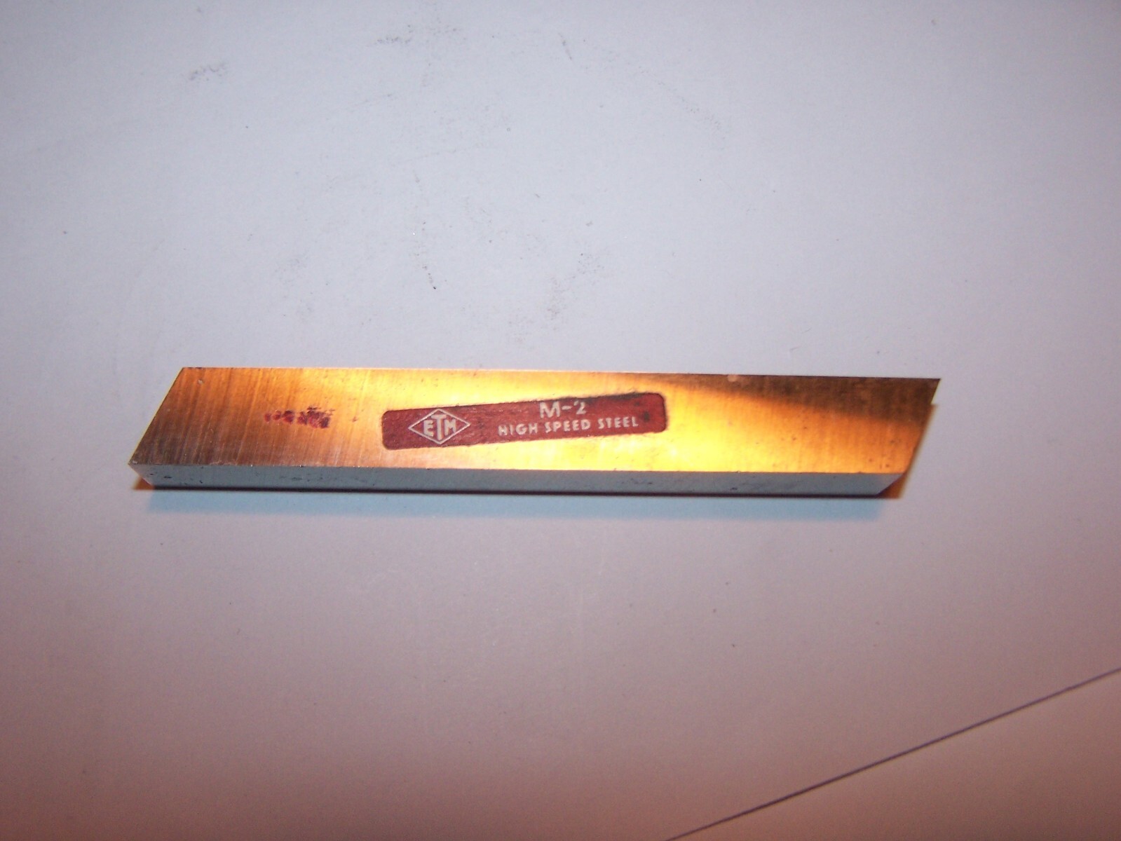 ETM Lathe Cutter Tool Bit, M-2, NOS, 1/2″x 1/2″x 4″, Made In Israel, #77