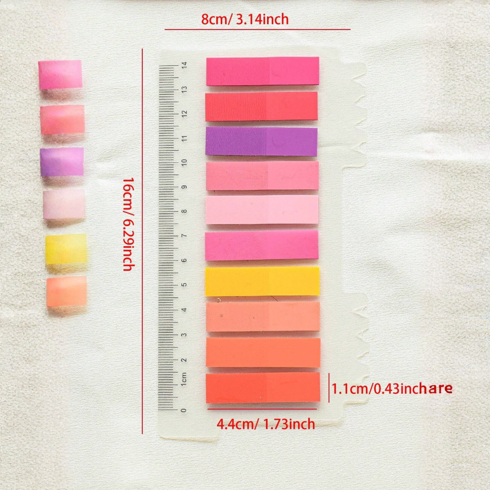 800Pcs Sticky Tabs Page Markers Morandi Index Tabs Book Flags Repositionable USA
