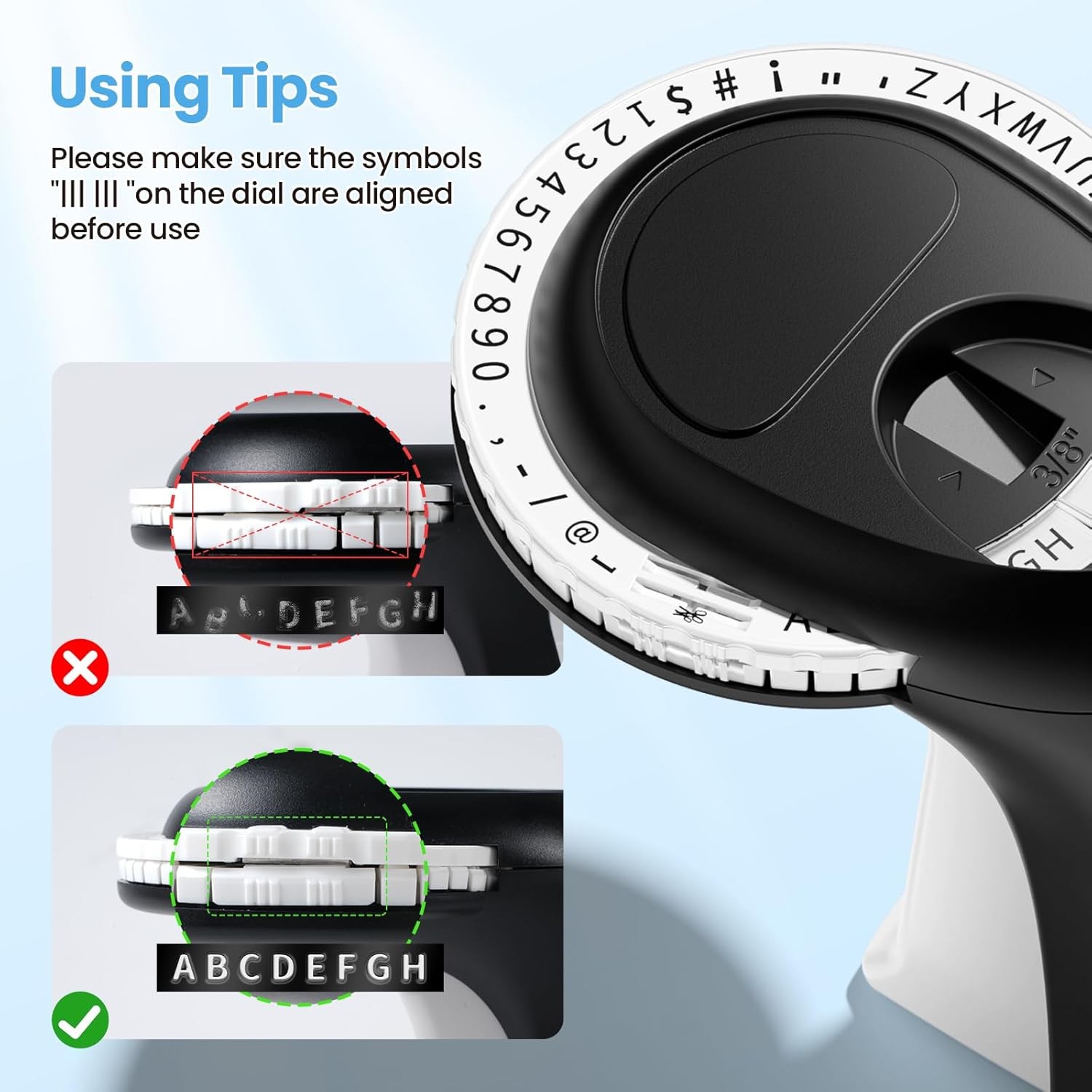 Compatible DYMO Embossing Label Maker with 5 DYMO Label Tapes | Organizer Xpress