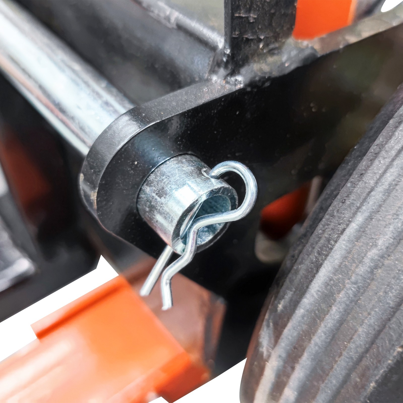 400Lb/200Kg Hand Forklift Truck Manual Push/Pull Winch Stacker Cargo Trolley