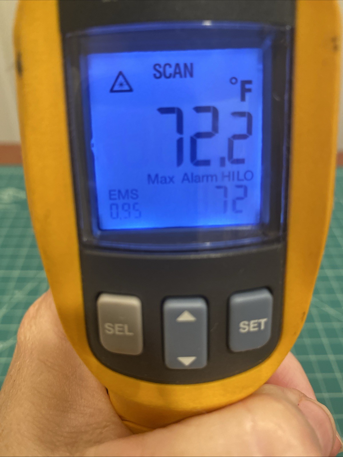 Fluke 62 MAX IR Thermometer 3M Drop -30 To 500C Water/Dust Resistant IP54 Rate