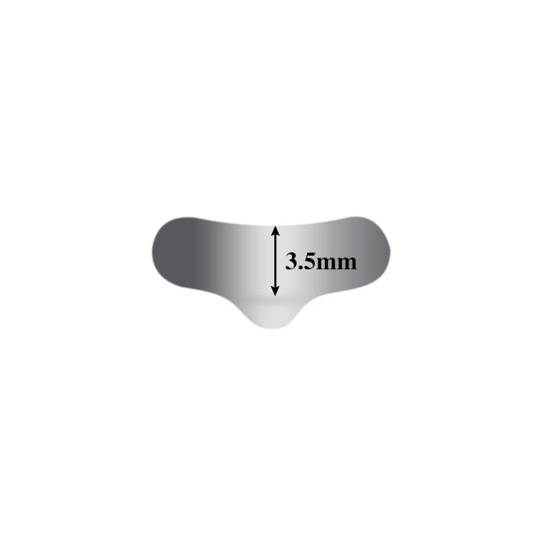50 Pcs Dental Sectional Contoured Metal Matrices Refill Matrix Band Ledge Small