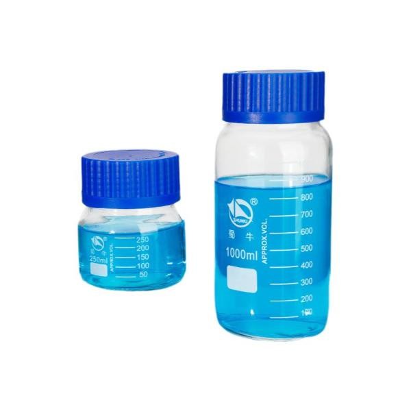 Lab Essentials: Temperature Resistant 250ml-5000ml Reagent Bottles w/ GL80 Cap