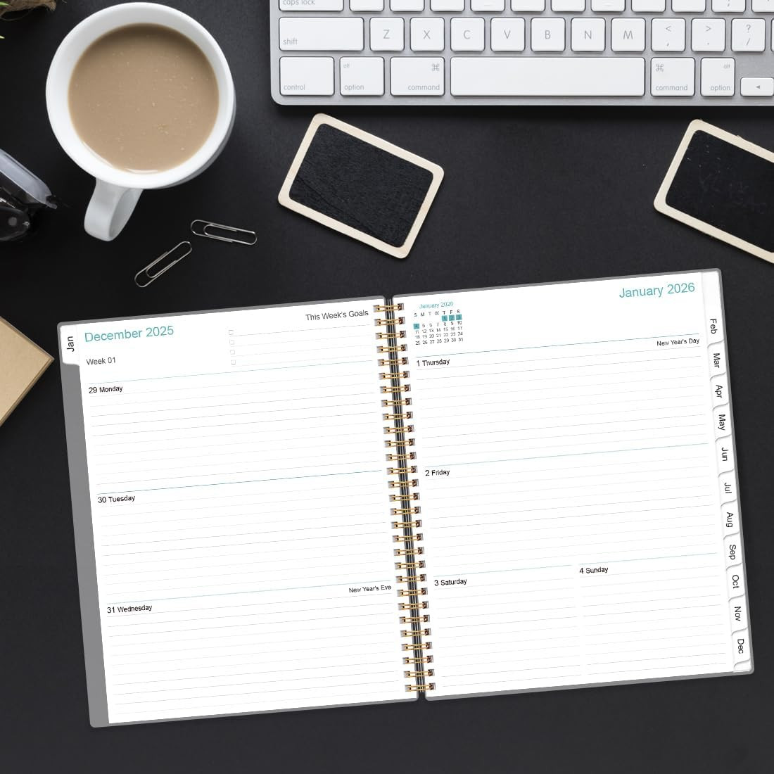 2026 Planner – Planner 2026 from January 2026 to December 2026 with 12 Monthly T