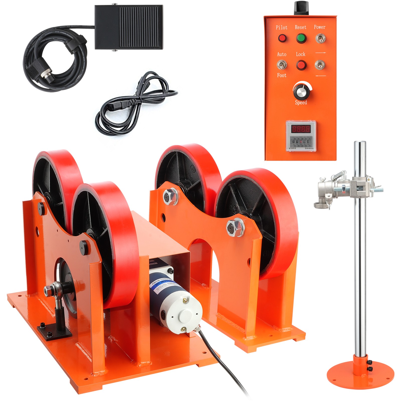 VEVOR Turning Rolls Linkage Roller 1000KG/2205LBS Loading Welding Turning Roll