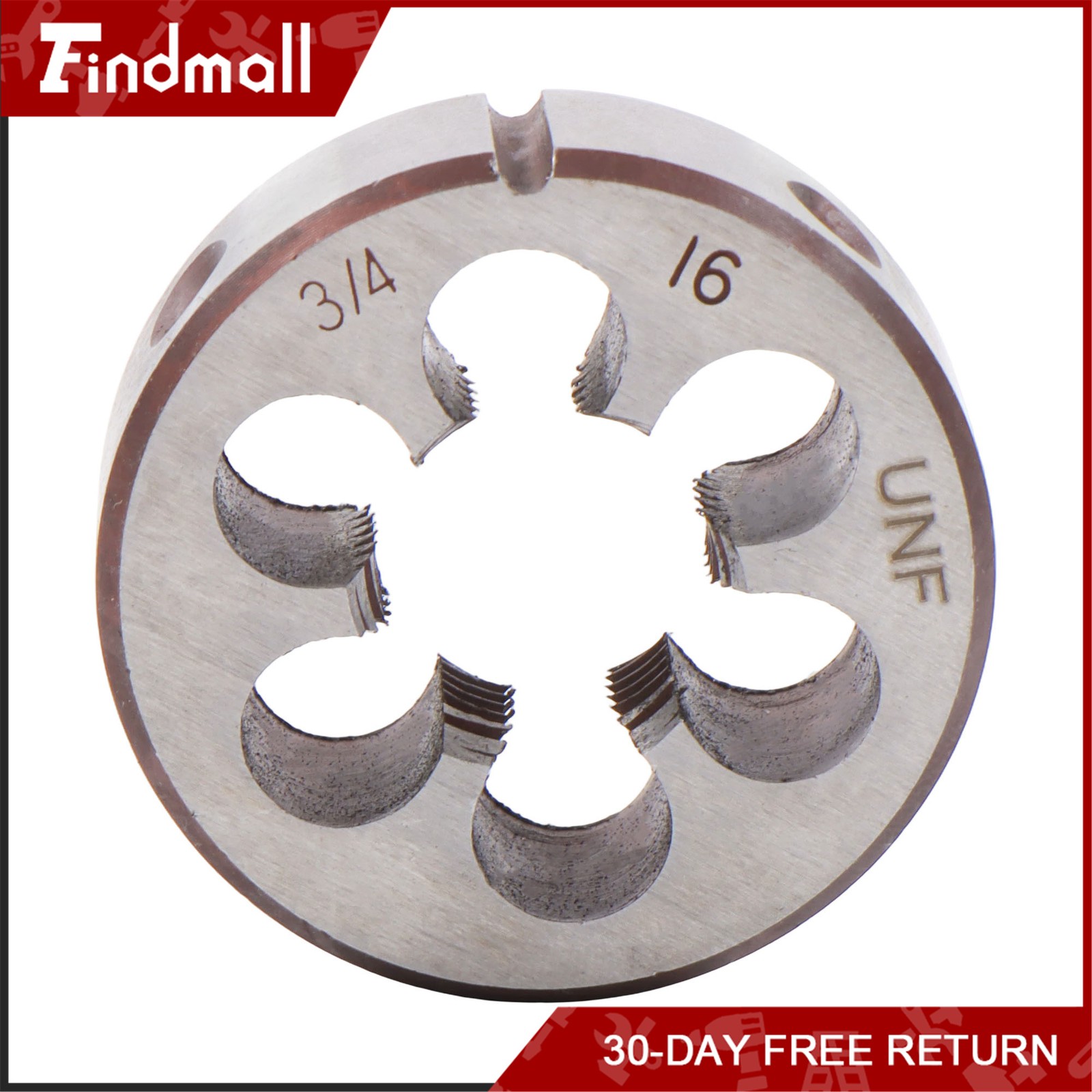 Findmall 3/4″-16 UNF Tap and Die Set Right Hand HSS Threading Gunsmithing 3/4×16