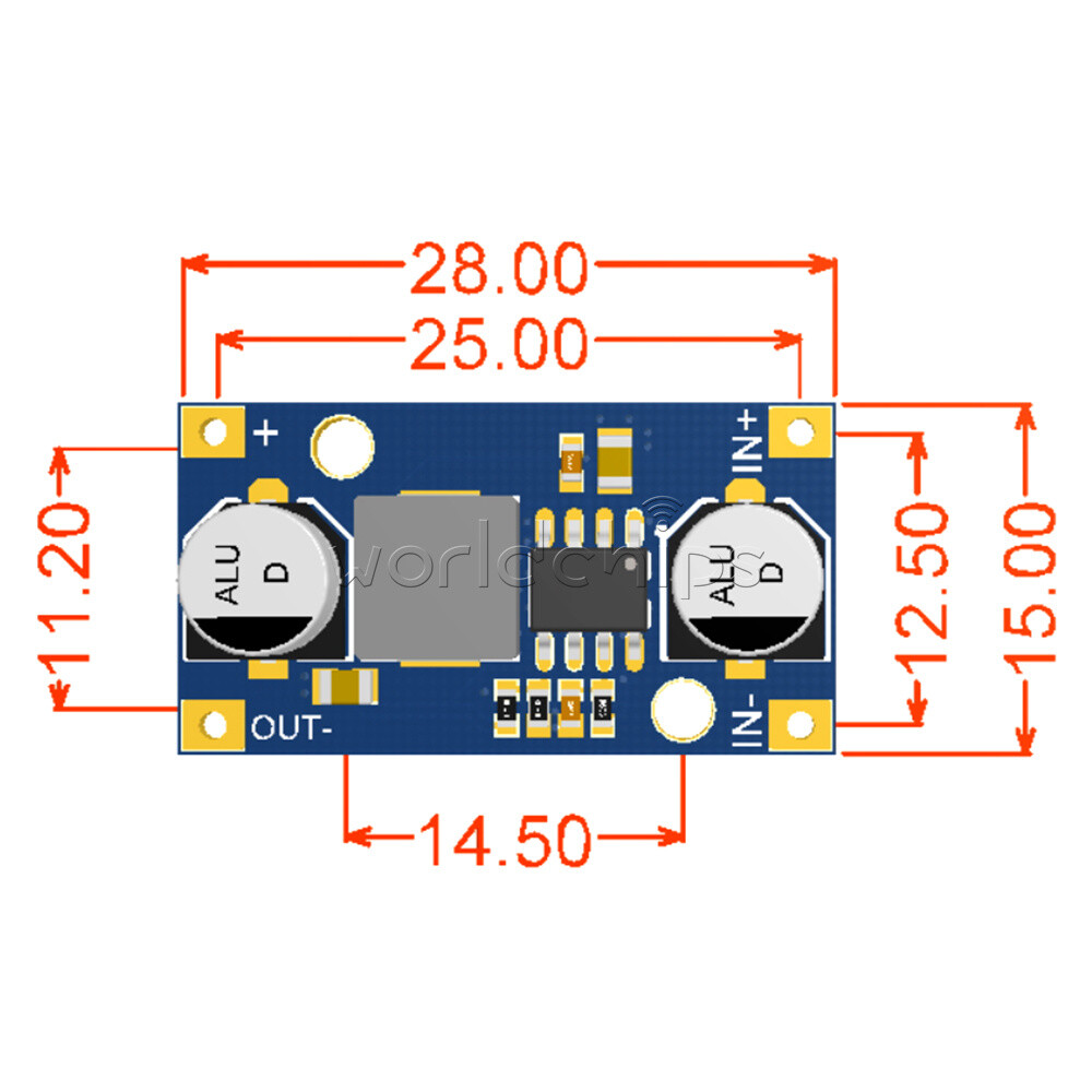DC-DC 6V-30V to 5V/9V/12V Step-down Power Supply Module Mini Buck Module 3A