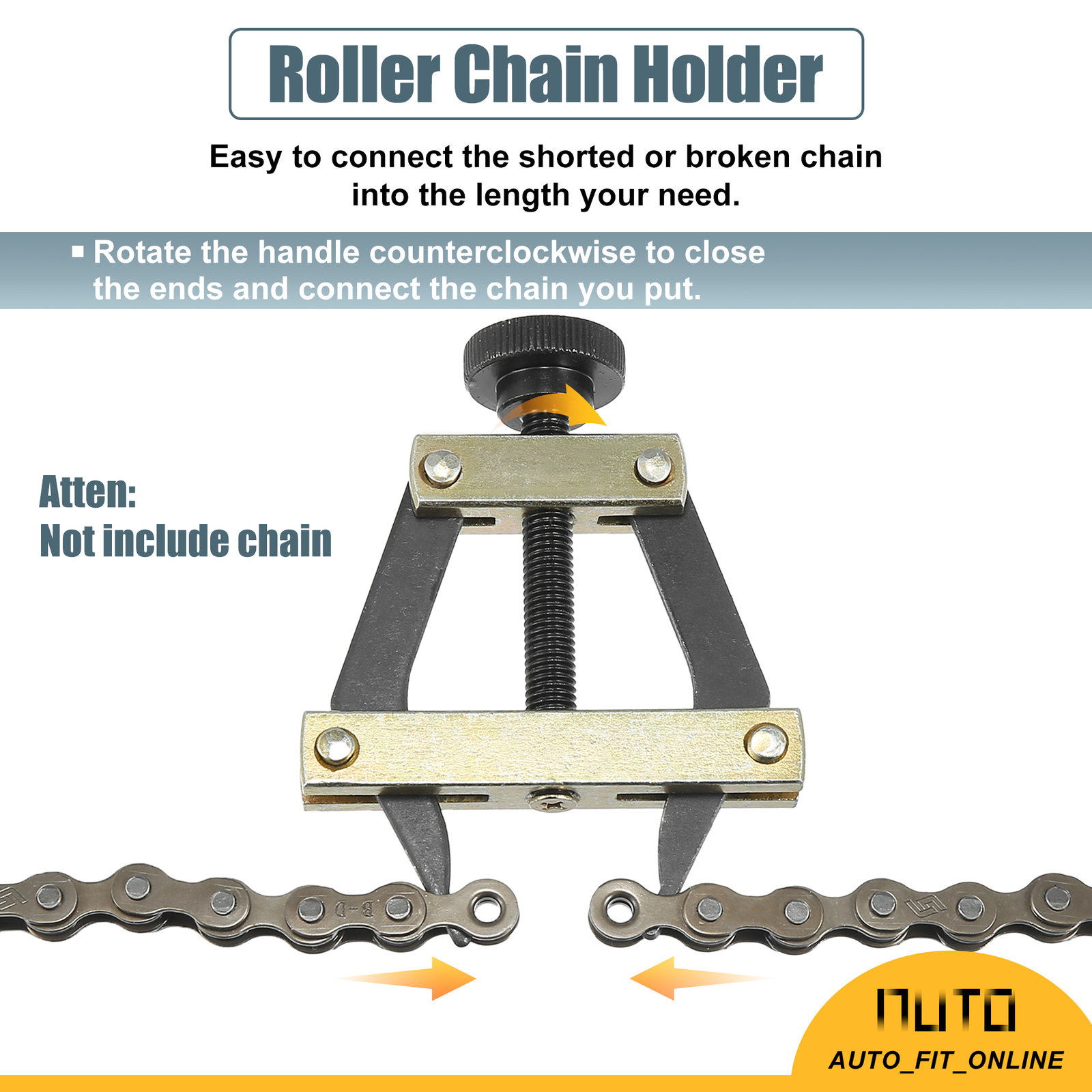 Roller Chain Tools Kit 25-60 Chain Detacher Breaker Tool Custom for Bicycle Bike