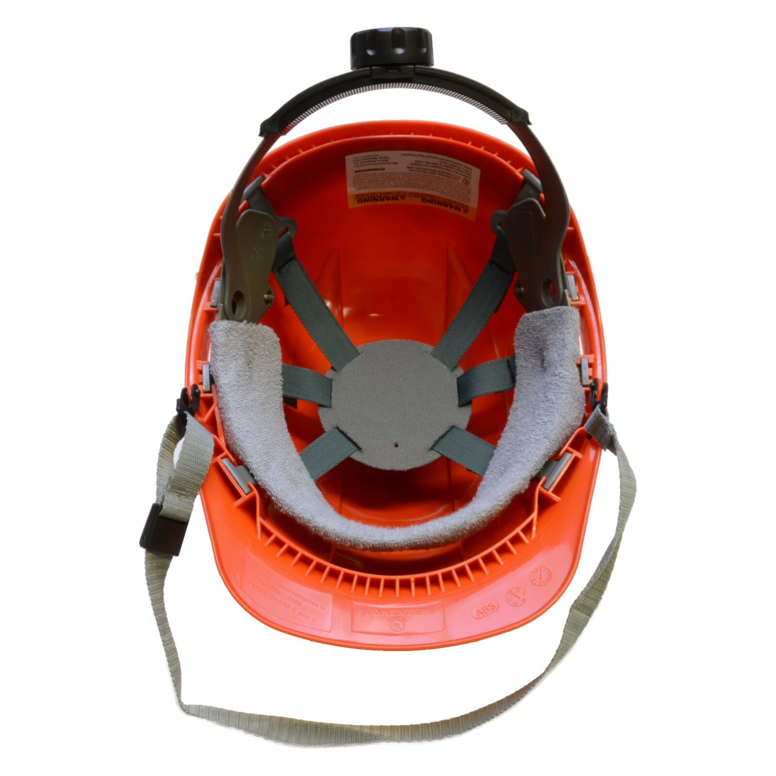 Hard Hat 6 Point Ratchet Suspension System Orange