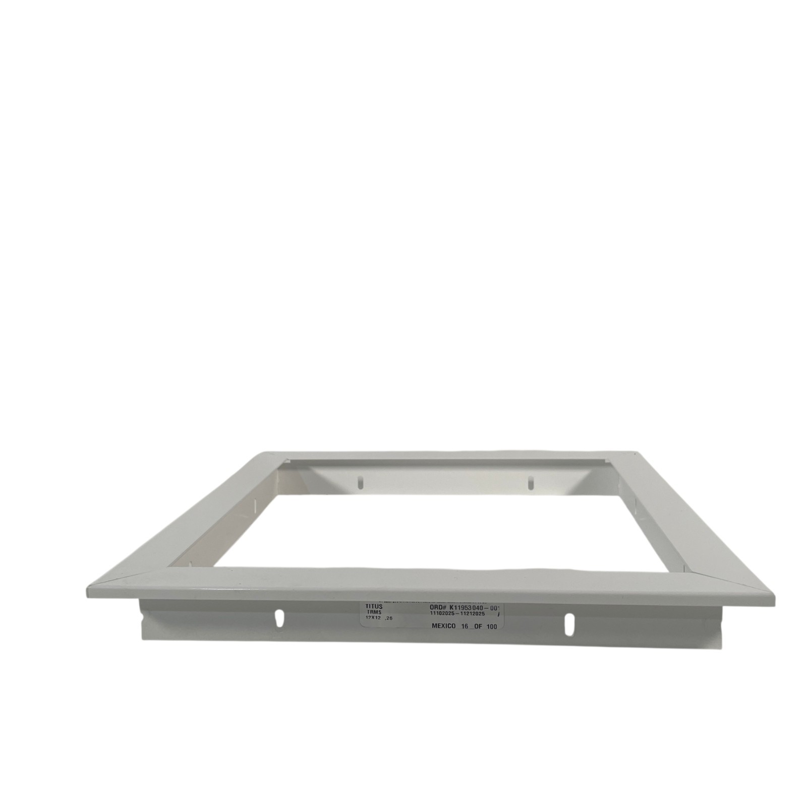 Titus TRMS 12×12 26 Surface Mount Frame Grid Ceiling Diffuser Adapter