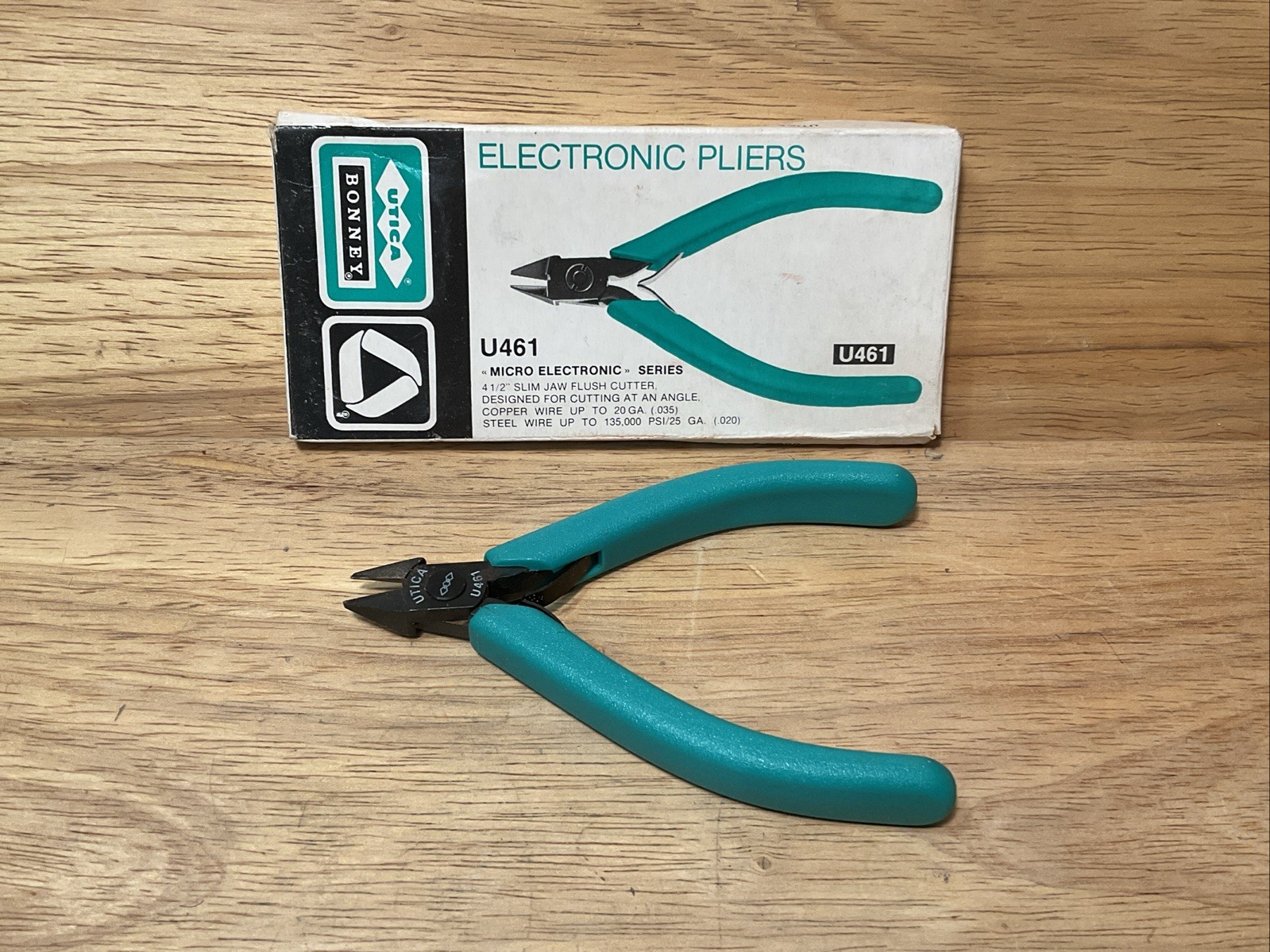 NOS Utica Bonney U461 Electronic Plier Micro Electronic Series Made In USA