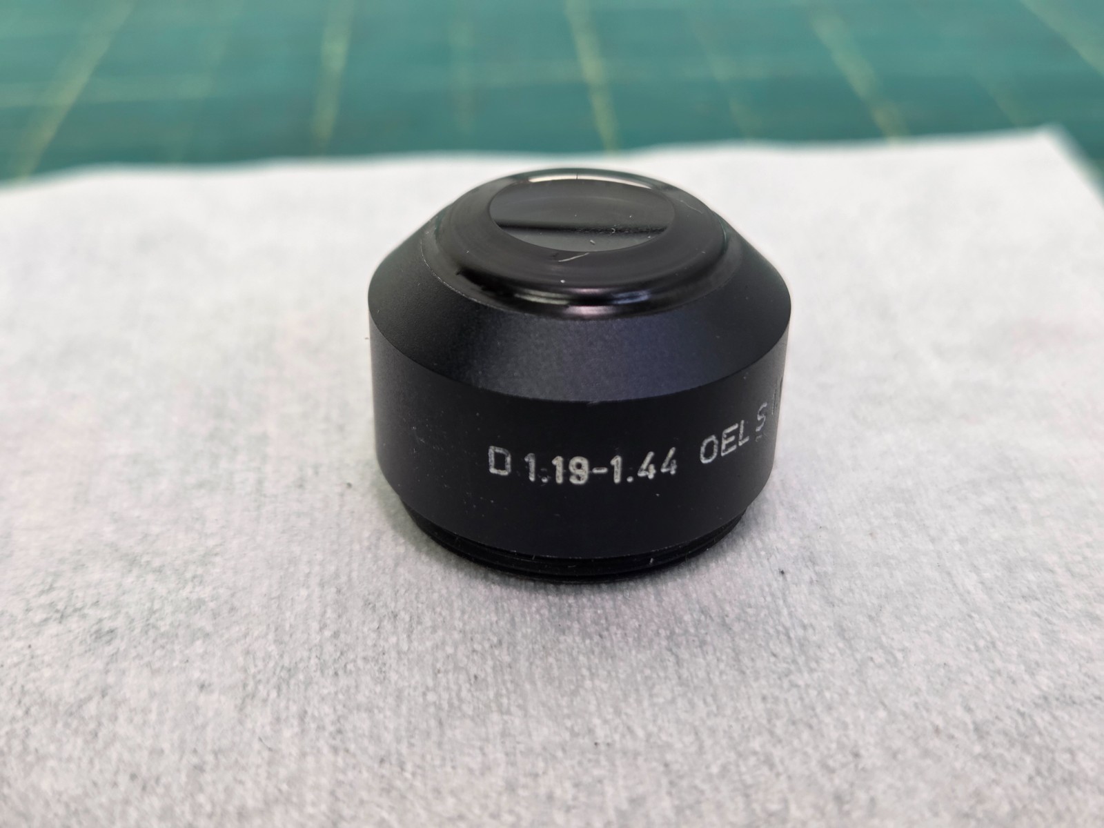 Leitz Microscope Oil Darkfield Condenser Top Lens – D 1.19-1.44 OeL S1.1 513466