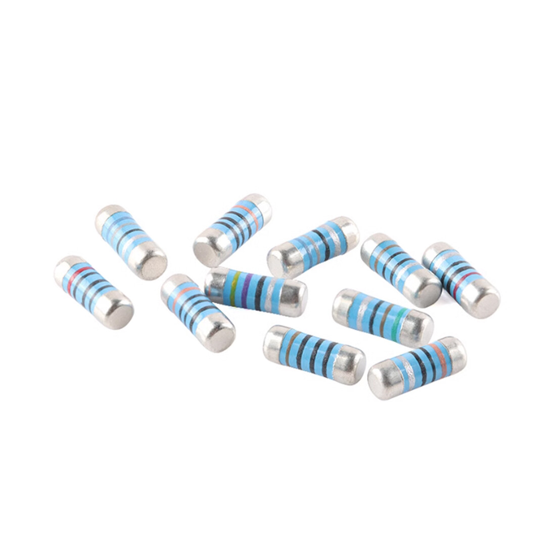 0207 SMT Metal Film Precision ±1% MELF Resistance 1Ω to 3 MΩ/Ohm 57 Values