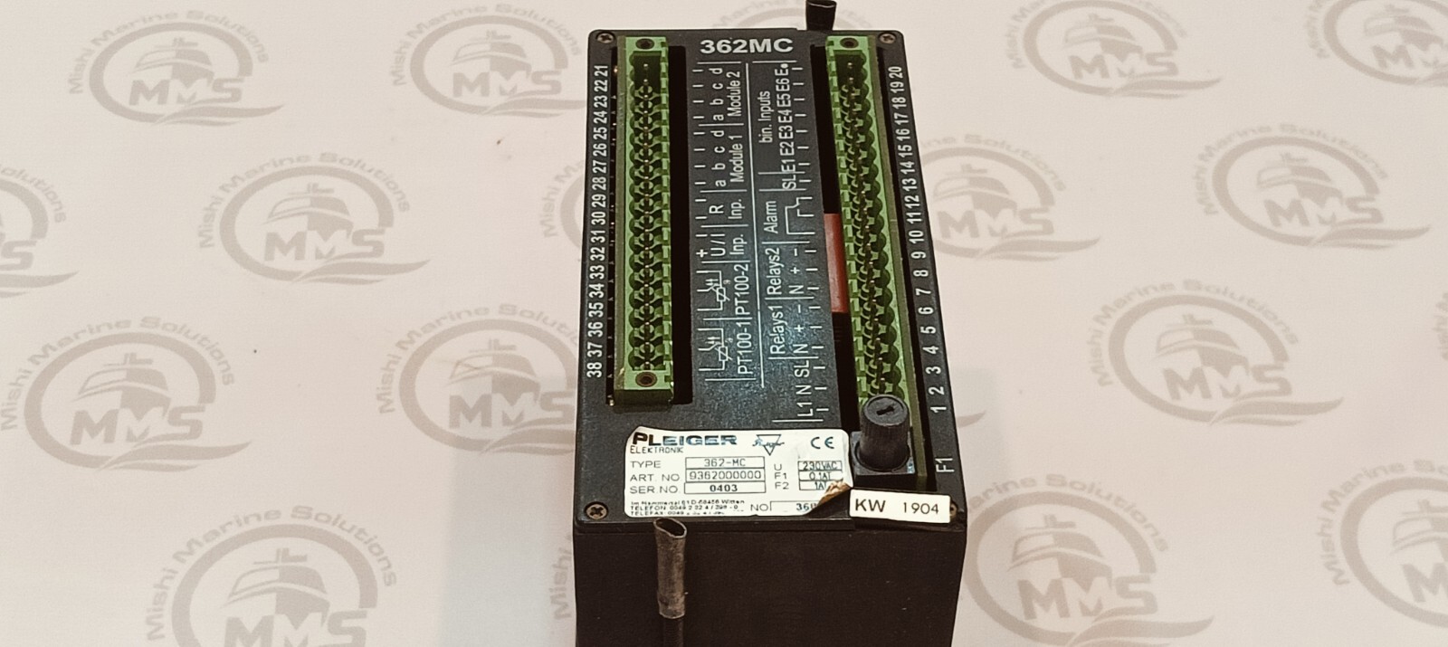 Pleiger 362-MC Universal Controller 230V AC P/N 9362000000 ship spare tested