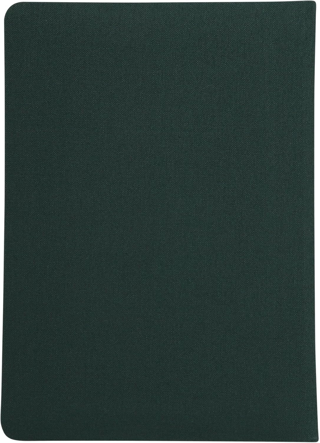 Eccolo Yellow Daisy Emblem Blank Lined Journal Notebook, 256 Ruled Pages, Padded