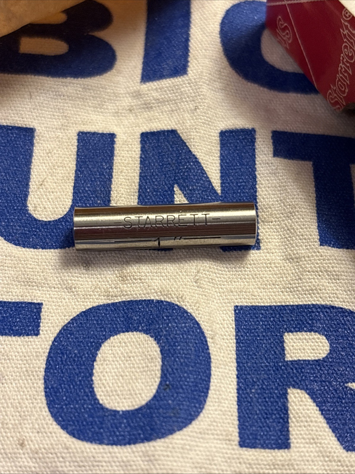 L.S. Starrett USA End Measuring Rod w/o Rub 1″ long in Box 234B-1