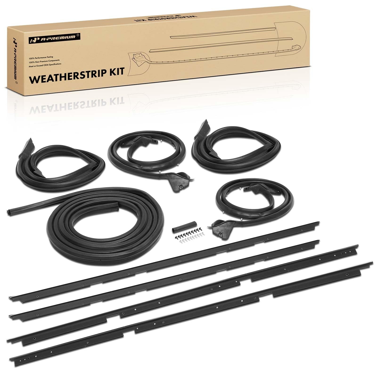 9PC Weather Stripping Kit for Chevy Malibu Pontiac LeMans 1978-1981 Coupe
