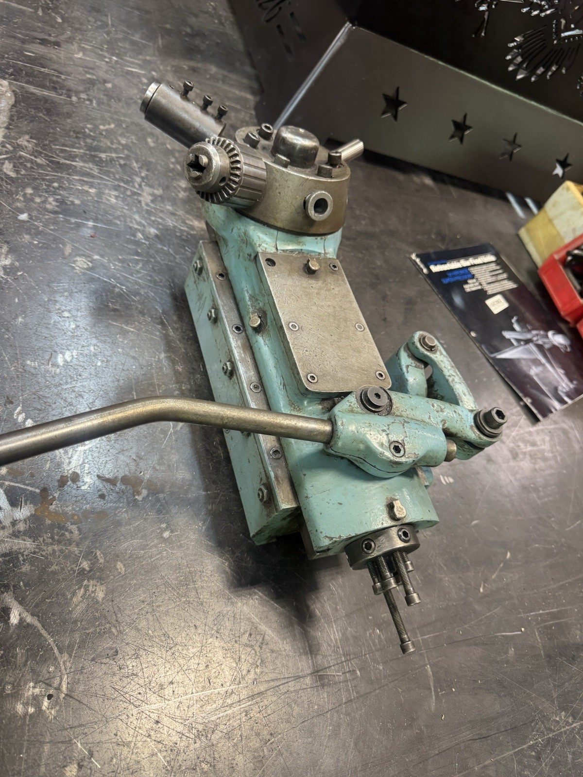 HARDINGE 6-POSITION LATHE TURRET ATTACHMENT – #L – FITS DSM-59, DV-59 LATHES