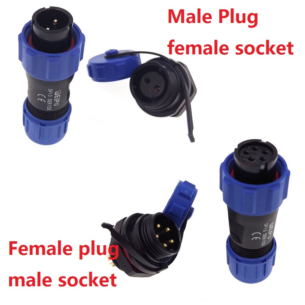 WEIPU SP13 2 3 4 5 6 7 9 pin Waterproof Connector IP68 SP1310/P2 SP1312/S2…