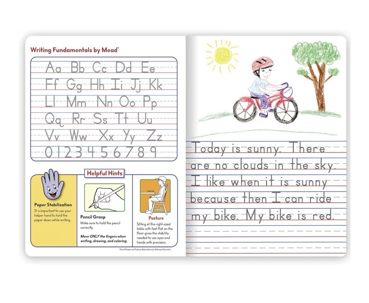Mead 09554 Primary Journal Creative Story Tablet