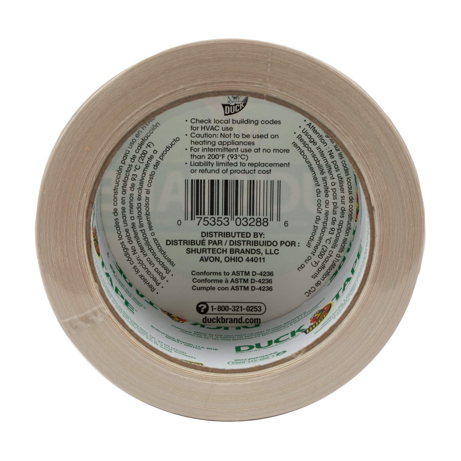 Duck Brand Solid Color Duct Tape: 1.88 in. x 60 ft. (Beige)