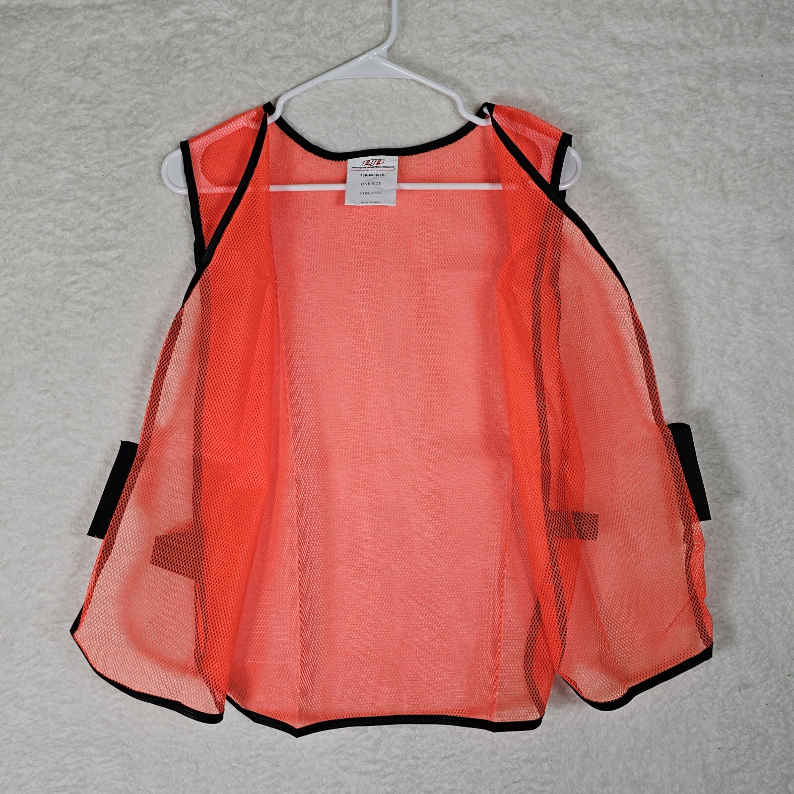 New PIP Hi-Visibility Orange Safety Vest, Mesh, One Size, NON-ANSI, New