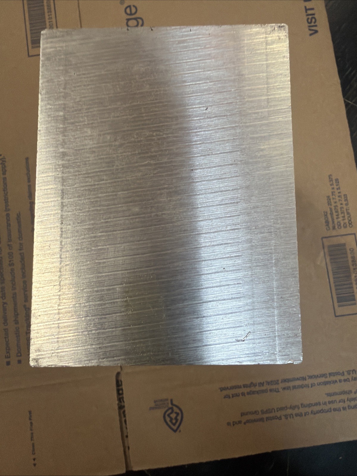 Aluminum Block Billet 6” x 4” x 3” – 7.2 lb Solid Machining Stock