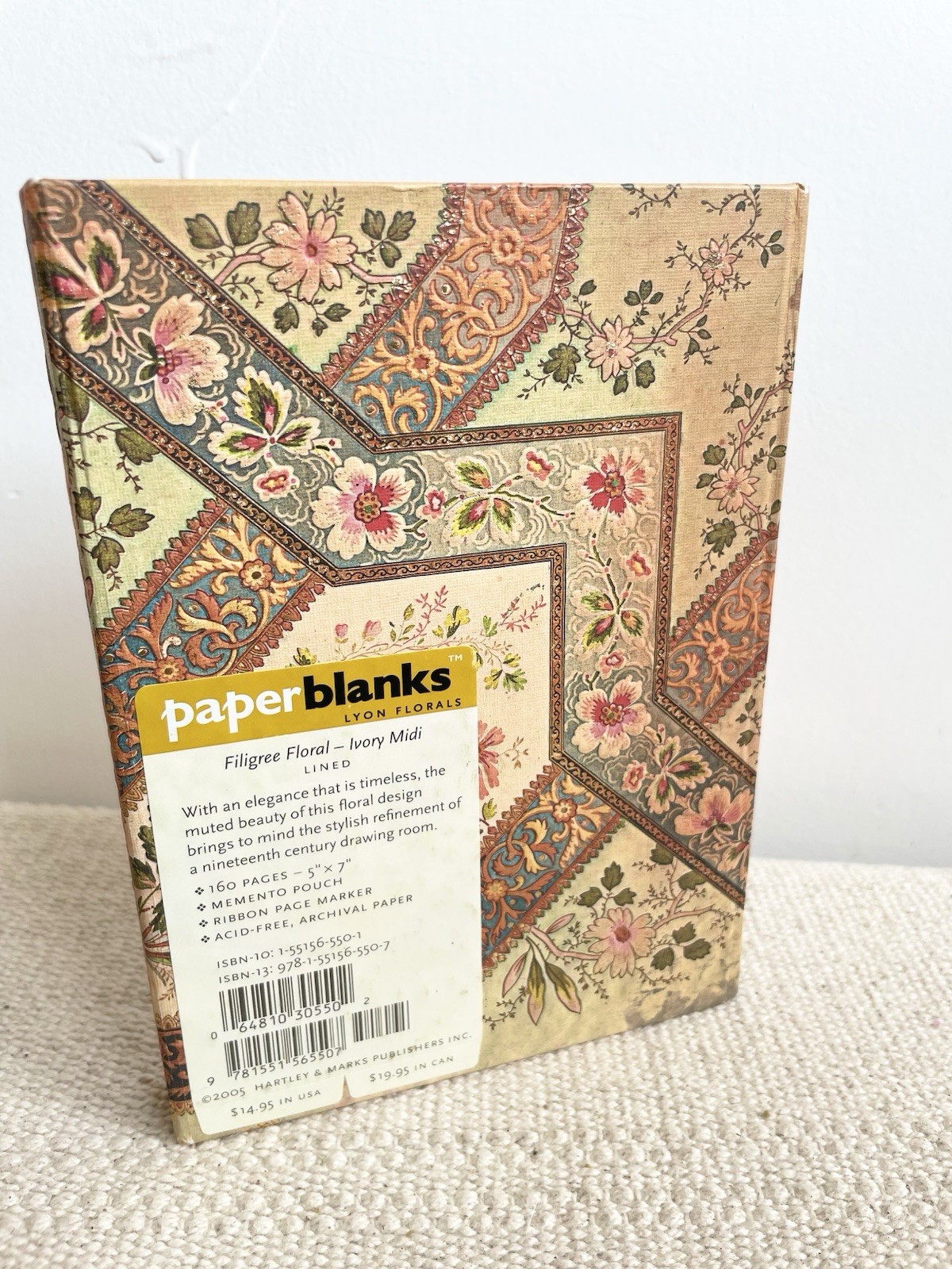 Filigran Floral Lined Magnetic Closure Paperblanks Lined Journal New