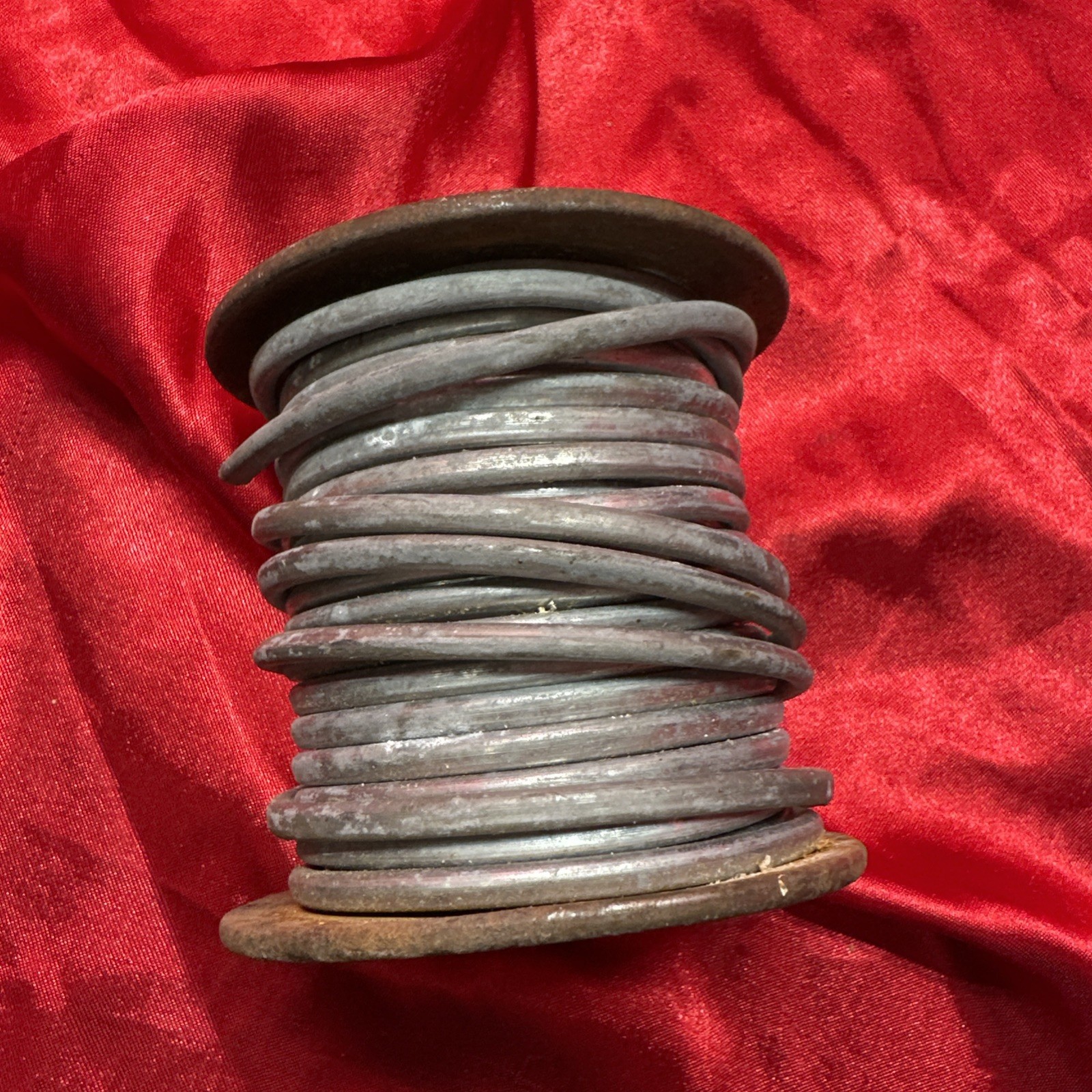 Nassau PEDIGREED Solder Spool B Stearine Core AT-7241 4.81 LBS Vintage Bell Tele