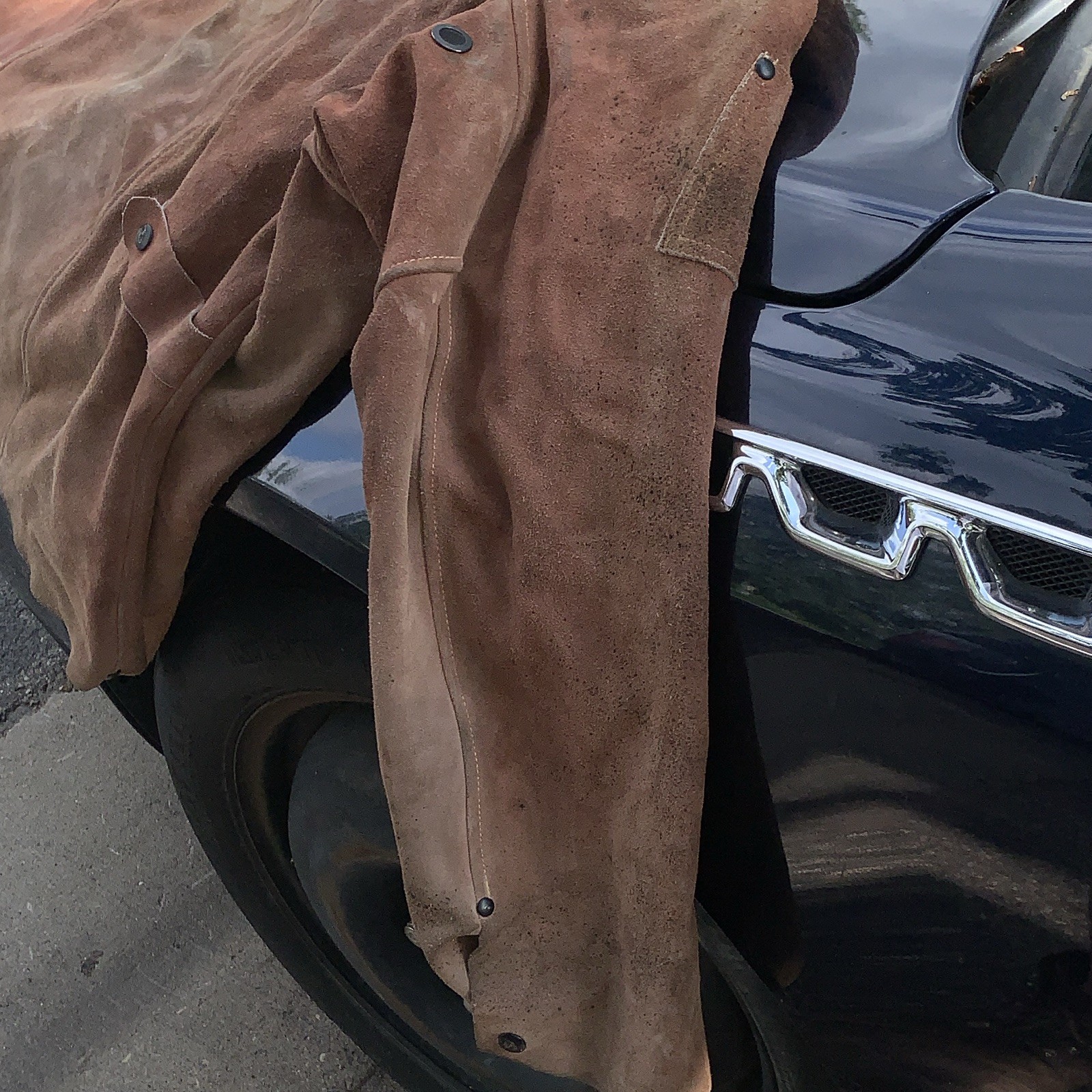 Steiner STVE-2133 Brown Leather Welding Jacket XL 30 in Length