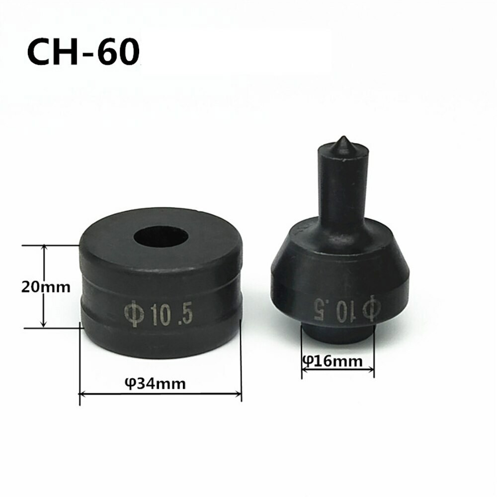 Hydraulic Punching Mould CH-60 Hydraulic Punching Dies Manual Punch Die 4-25mm
