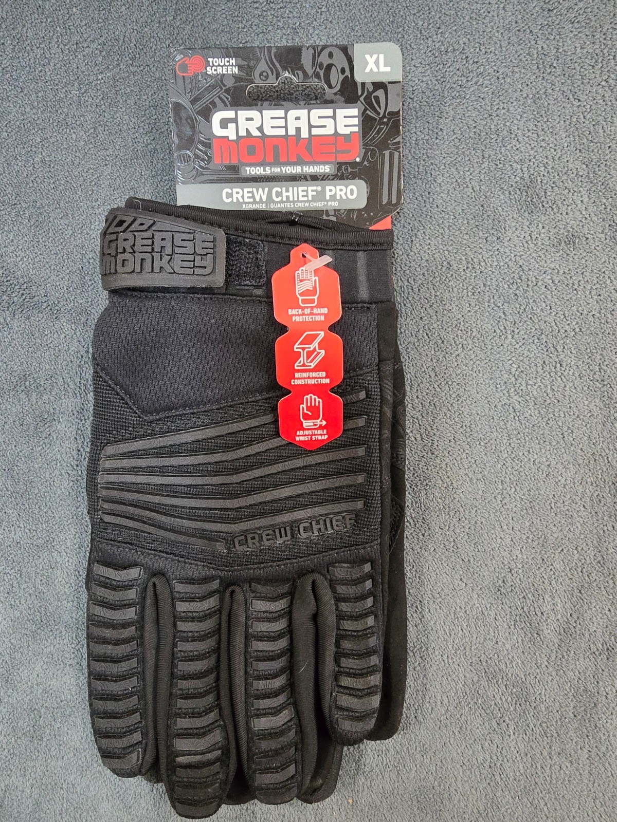 Grease Monkey X-Large Crew Chief Pro Automotive Gloves