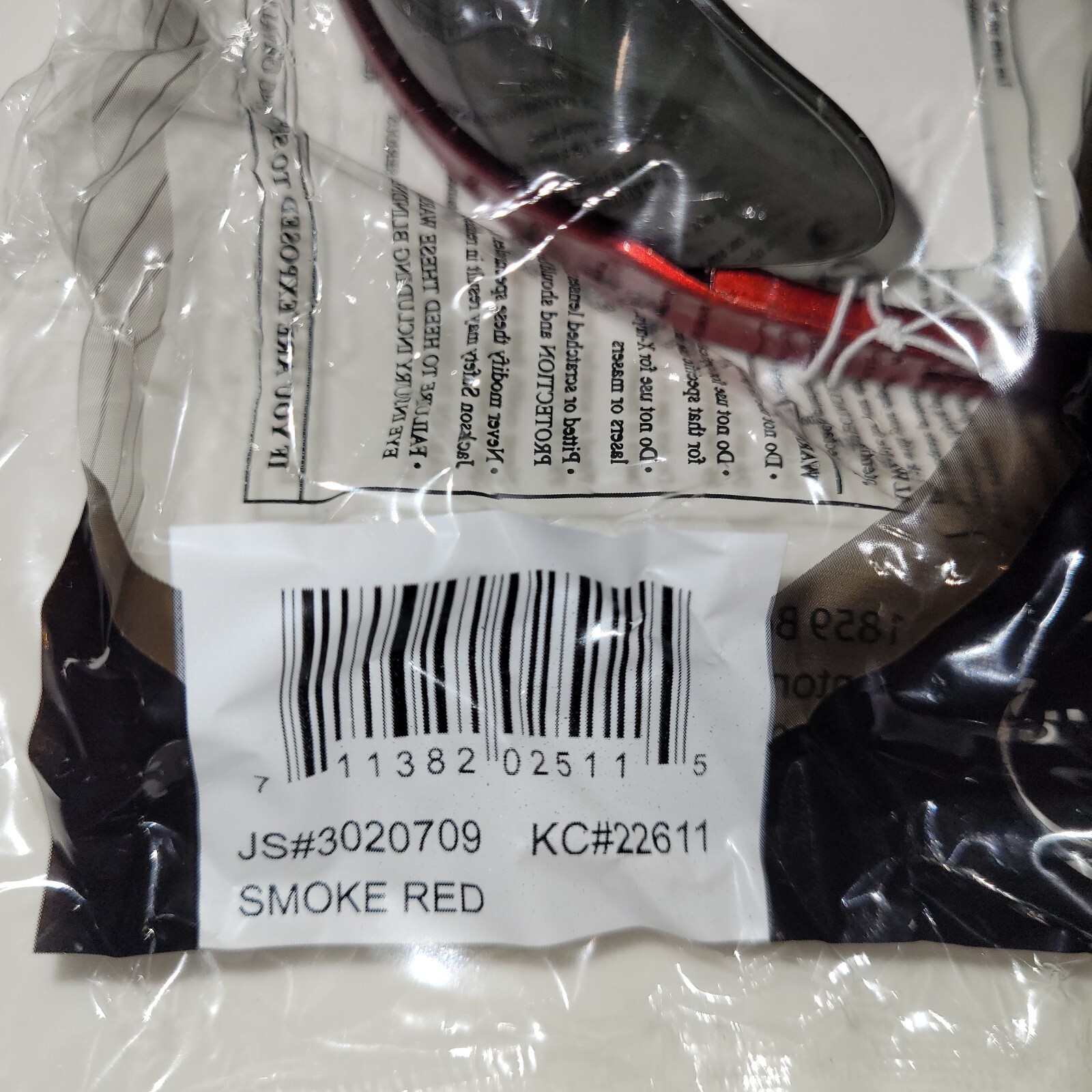TWO PAIR Jackson Safety Nemesis Inferno #3020709 Red Frame/Smoke Lens -SEALED