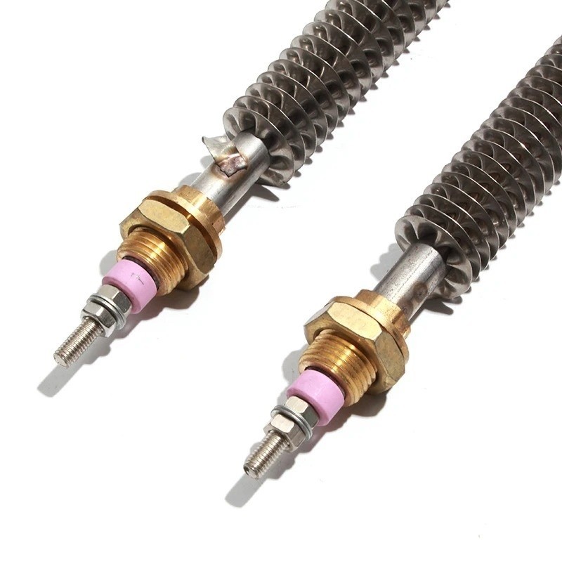 Finned Tubular Heater U Type Air Heating SS Element 304SS 0.8-2KW M18X25mm Oven