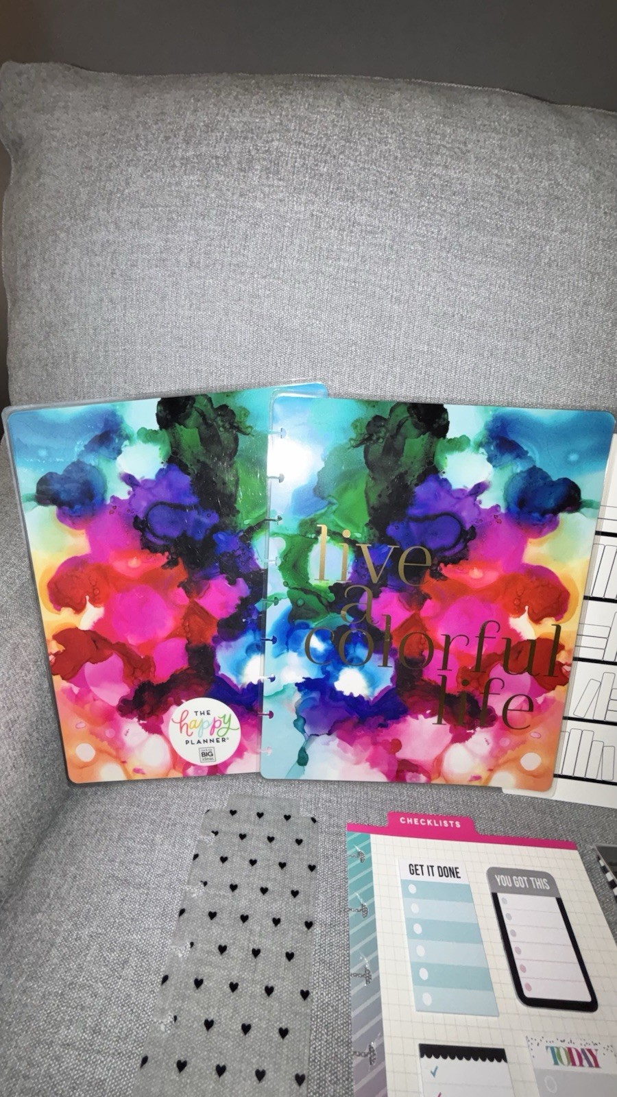 The Happy Planner Classic Size Lot-covers/discs/paper/sticker books