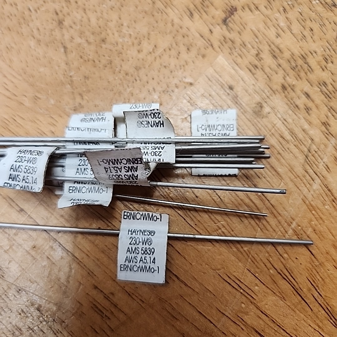 Haynes 230-W Welding Rod ERNiCrWMo-1 -Size 4.5mm And 6mm AMS 5839 AWS A5.14 13oz