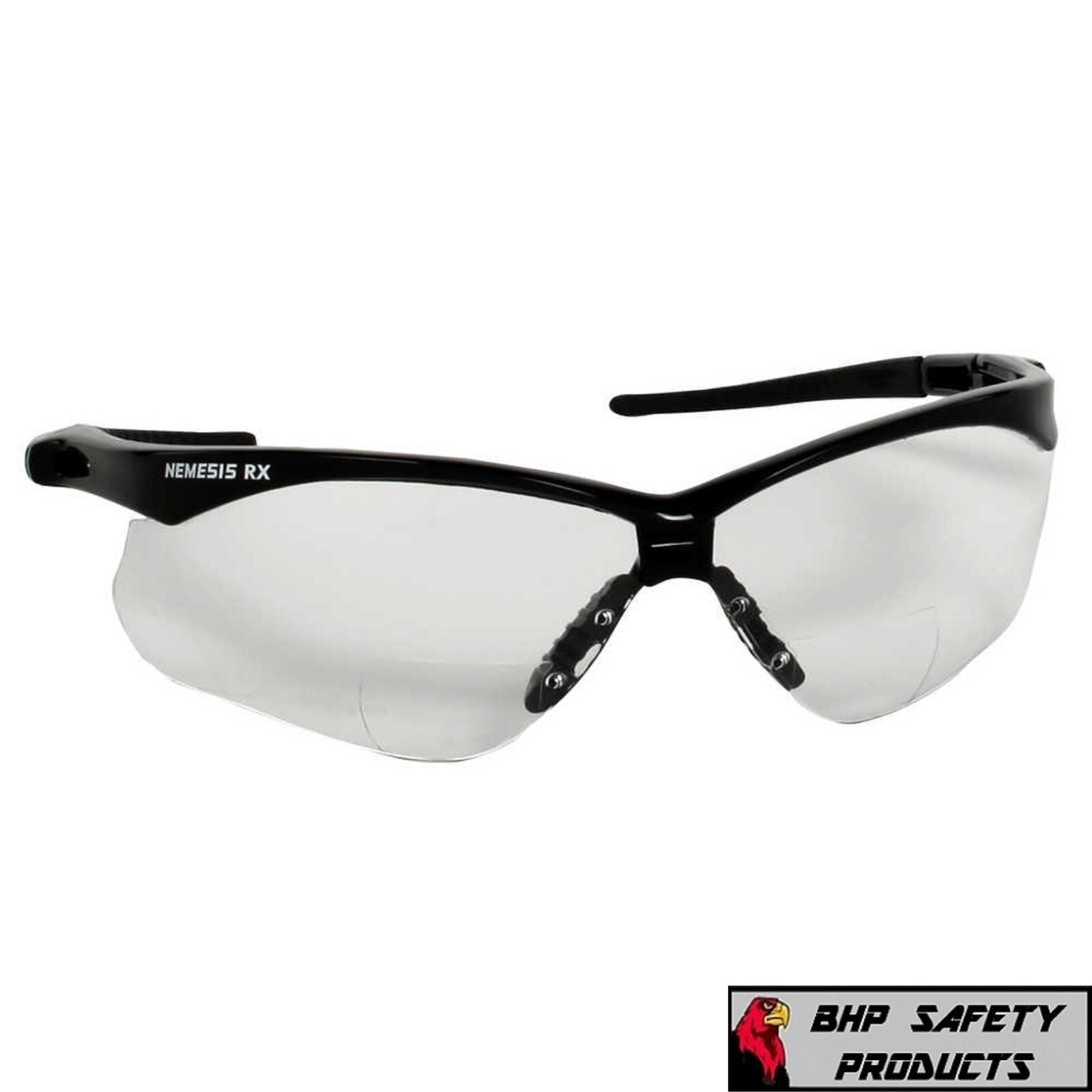 INNER BIFOCAL SAFETY READING SUNGLASSES GLASSES SUN READER ANSI Z87.1+ (1 PAIR)