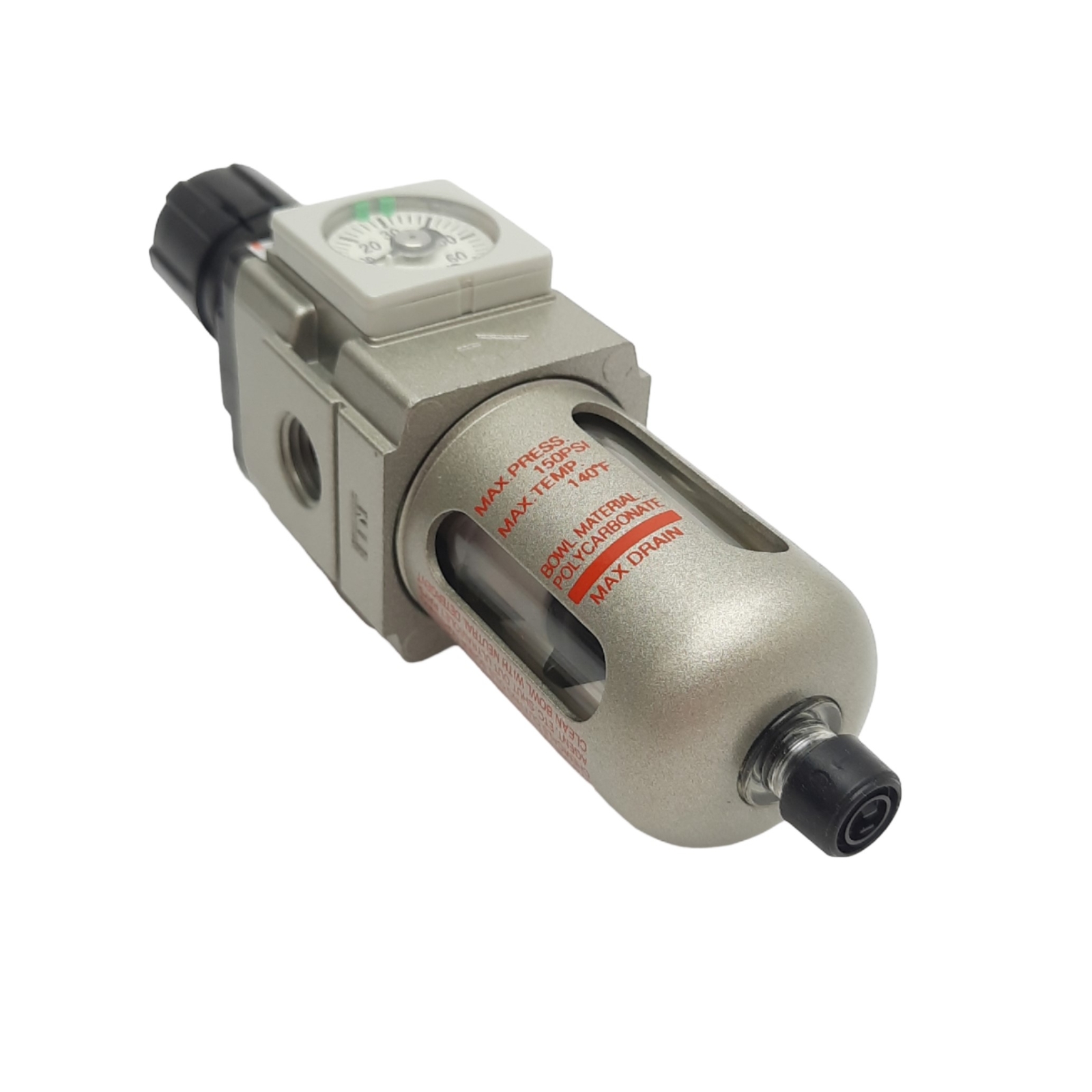 SMC AW20-N02BE-CZ-X406 Filter Regulator, 1/4in NPT, 1.0MPa, 0.05 to 0.85MPa