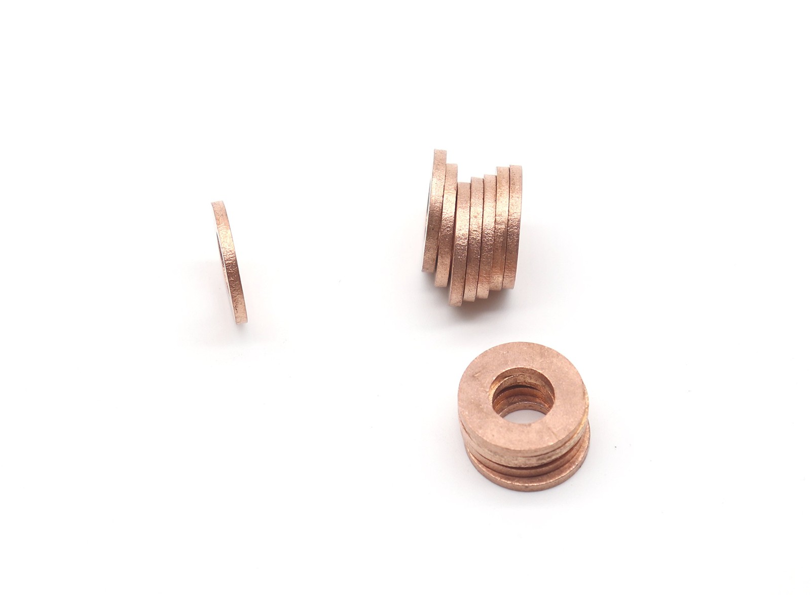 binifiMux 50-Pack M10 x 20 x 2mm Metric Flat Copper Sealing 2 millimeters