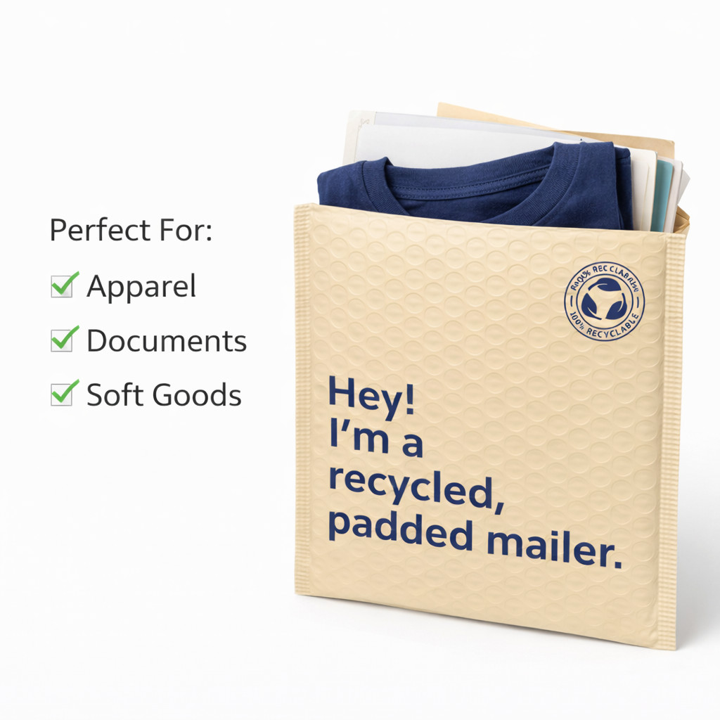 #2 Recycled Padded Bubble Mailers 8.5×11 Self Seal Eco Friendly 100 250 500